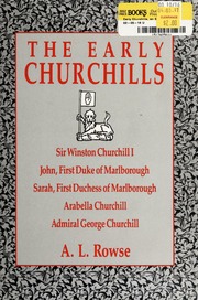 Cover of edition earlychurchills0000rows