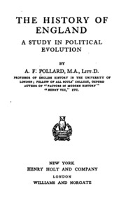 Cover of edition historyenglanda00pollgoog