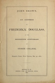 Cover of edition johnbrownaddres00doug