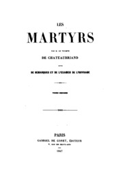 Cover of edition lesmartyrs00chatgoog