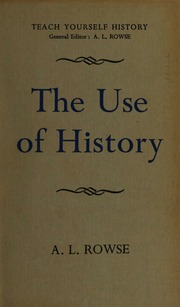 Cover of edition useofhistory1963unse