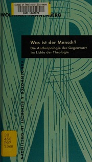 Cover of edition wasistdermenschd0000pann