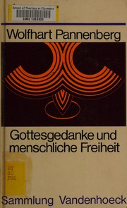 Cover of: Gottesgedanke und menschliche Freiheit