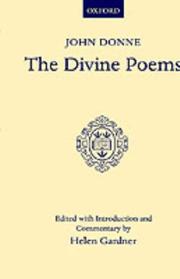 Cover of: The divine poems