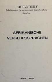 Cover of: Afrikanische Verkehrssprachen