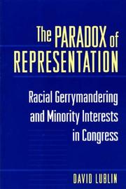 The paradox of representation by David Lublin