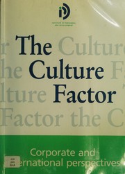 Cover of: The Culture Factor (Ipd Research Series)