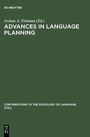 Cover of: Advances in language Planning