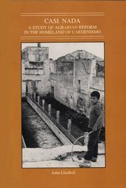 Cover of: Casi nada: a study of agrarian reform in the homeland of Cardenismo