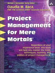 Cover of: Project Management for Mere Mortals(R) (For Mere Mortals)