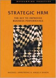 Cover of: Strategic HRM (Developing Practice)