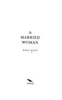 Cover of: A married woman