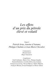 Cover of: Les effets d'un prix du pétrole élevé et volatil: rapport