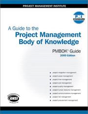 A Guide to the Project Management Body of Knowledge (PMBOK® Guide) by Project Management Institute