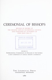 Ceremonial of Bishops by Catholic Church