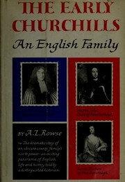 Cover of: The early Churchills, an English family.