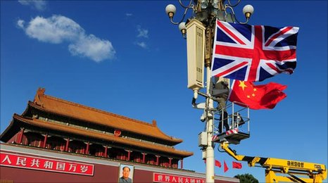 Union flag hoisted in Beijing