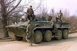 Venäläinen BTR-80.