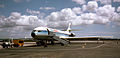 Caravelle d'Air Inter sur le parking de l'aéroport de Quimper (1985).