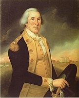 Lukisan George Washington mengenakan tanda pangkat bahu bintang tiga. Dia secara anumerta dipromosikan menjadi General of the Armies pada tahun 1976.