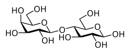 Structuurformule van lactose