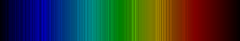 Colour lines in a spectral range