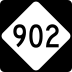 North Carolina Highway 902 marker