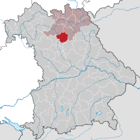 Localisation de Arrondissement de Forchheim