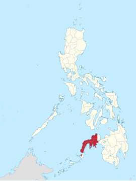 Península de Zamboanga na Filipinas Coordenadas : 7°50'N, 122°25'E