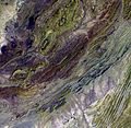 Image 42Satellite image of the Sulaiman Range (from Geography of Pakistan)