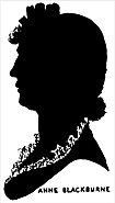 Silhouette of Anna Blackburne