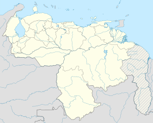 Map showing the location of José Rafael Revenga Municipality within Venezuela