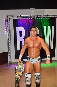 Ethan Carter III als Impact Grand Champion (2017).