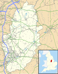 Mansfield is located in Nottinghamshire