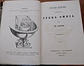 Halaman judul dan ilustrasi depan jilid ke-1 Joannis Kepleri Astronomi Opera Omnia karya Johannes Kepler (1858)