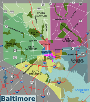 Baltimore hää njüügen stääddialen ("regions")