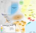 Image 18Territories of some Native American tribes in Texas ~1500CE (from History of Texas)