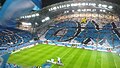 Preparação para o jogo entre Olympique de Marseille x Paris Saint-Germain para uma partida da Ligue 1 em 2015.