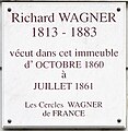 Plaque commémorative au no 3.