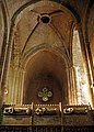 Arc de creuer a l'església del Monestir de Poblet.