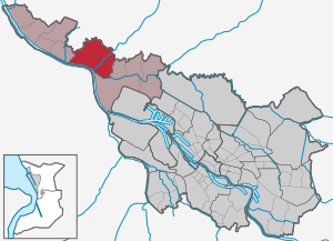 Stadt Bremen, Stadtteil Vegesack hervorgehoben