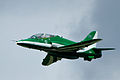 صورة لطائرة تابعة لصقور السعودية في معرض airpower 2011