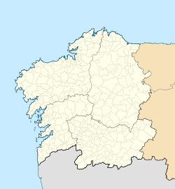 Calvos de Randín is located in Galicia