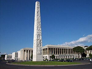 Piazza Guglielmo Marconi and the Marconi Obelisk