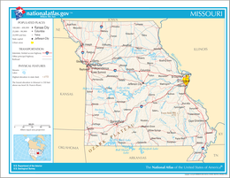 Missouri – Mappa