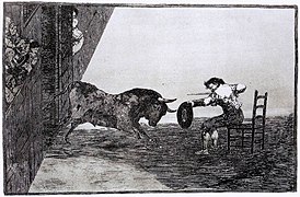 Gravat de Goya de la sèrie La Tauromàquia