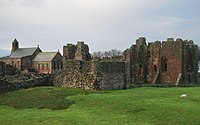 Lindisfarne Abbey and St Mary's