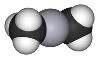 Model molekuly dimethylrtuti