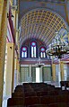 Interior of the synagogue