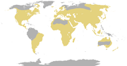 Aire de répartition du Taurin